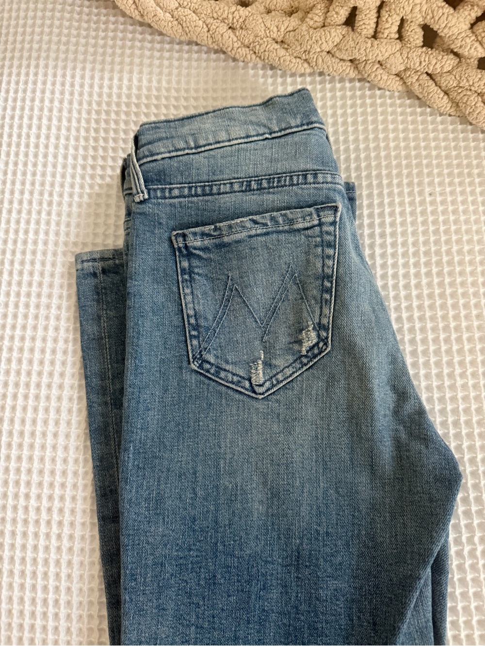 Mother straight leg jeans size 25